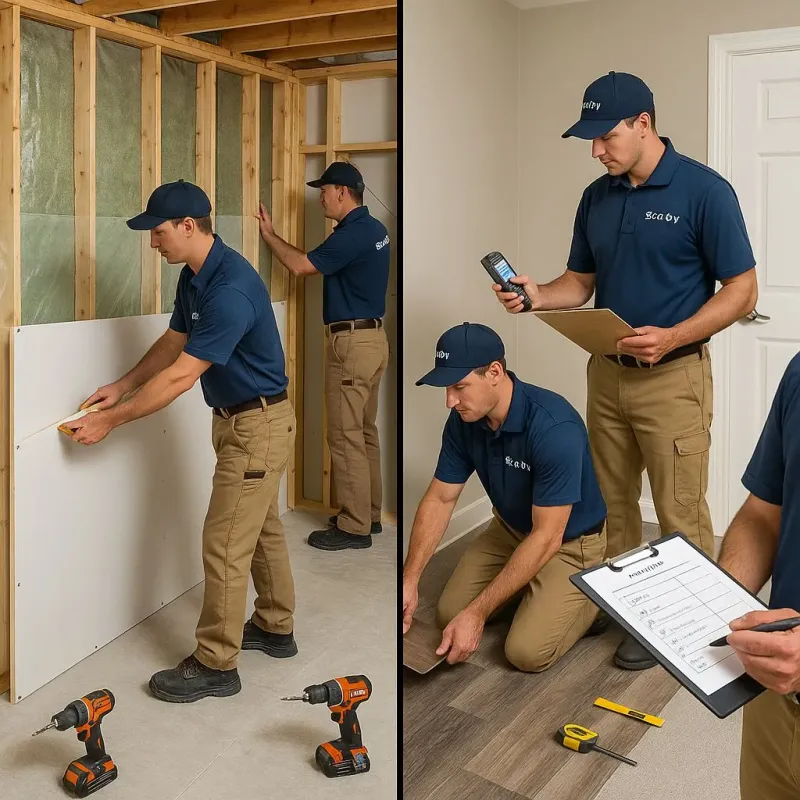 Repairs and Reconstruction process in Young Harris, GA