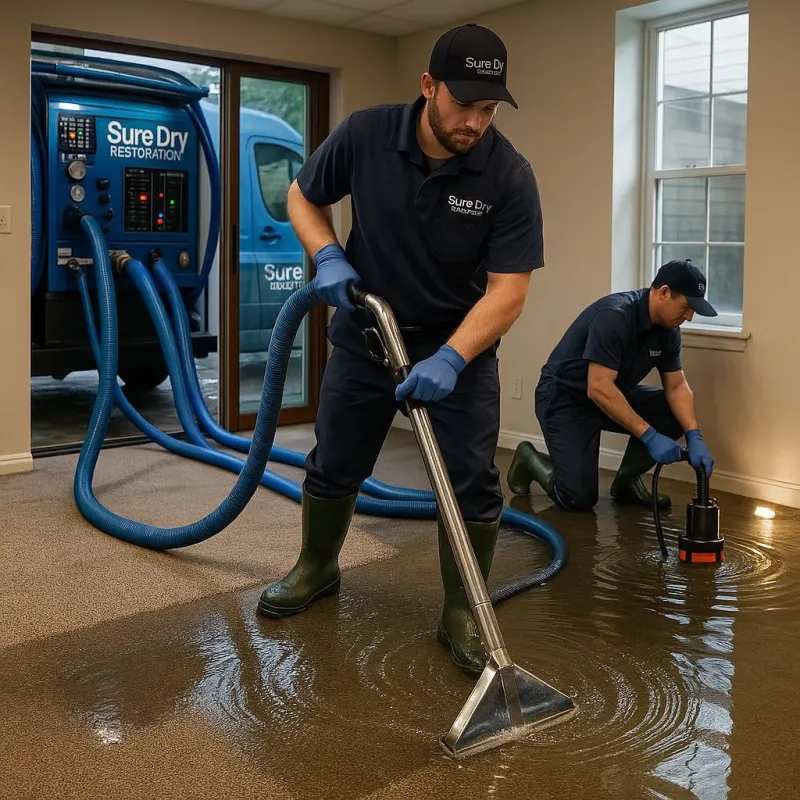 Water Extraction and Removal process in Young Harris, GA